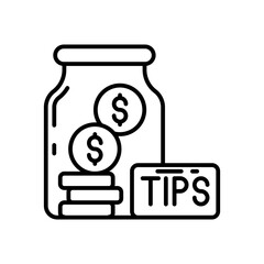 Tips icon in vector. Illustration