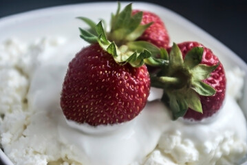 strawberries and cream