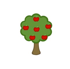 tree with apple