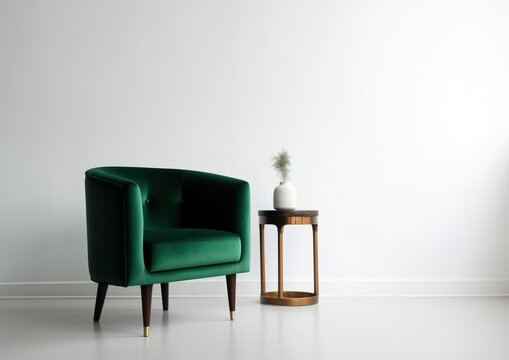 Sleek Simplicity: Minimalistic Chair Design. Generative AI