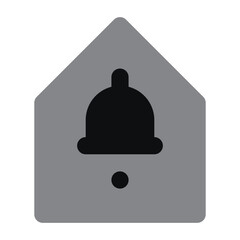 Fototapeta premium Home bell icon