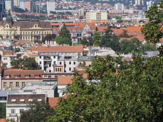 Aerial view of Brno