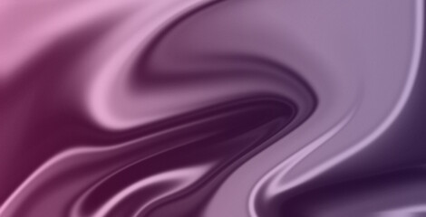 Texture background wavy folds of purple silk. Grainy background