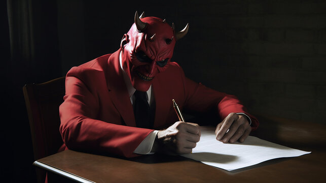 contrato assinado com o diabo 