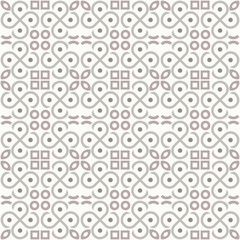 Abstract geometric seamless pattern. curved lines texture, elegant lattice, mesh, weave. Oriental traditional luxury background. Subtle pastle color ornament, repeat tiles, modern design. Stock vector