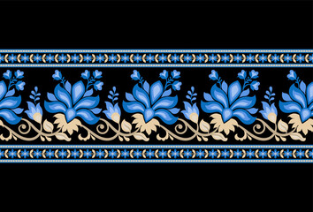 Botanical floral Seamless. Background Seamless Pattern Geometric Ethnic pattern design 
for background, carpet, wallpaper, clothing, wrapping, Batik, fabric, printing textile illustration.
