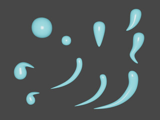 illustration of a splash of water