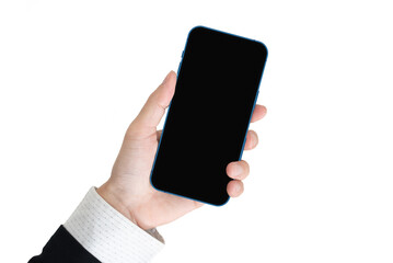 3D render smart phone mock up isolate