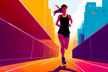 profession concept, portrait of professional woman. Generative ai.