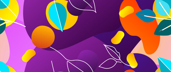 Bold Pattern Tropical Leaf Jungle Modern Motif