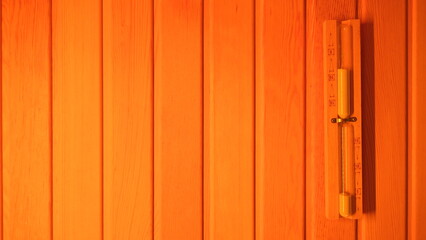 Obraz premium hourglass for time in sauna
