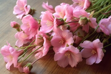 Naklejka na ściany i meble Pink Evening Primrose flowers