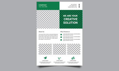 digital marketing corporate business flyer design template