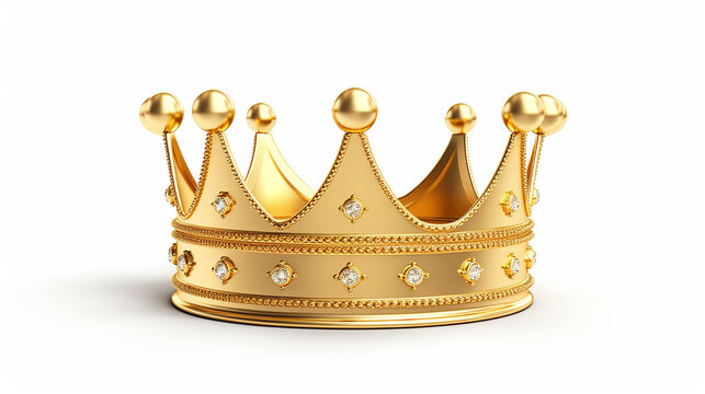 coroa dourada real 