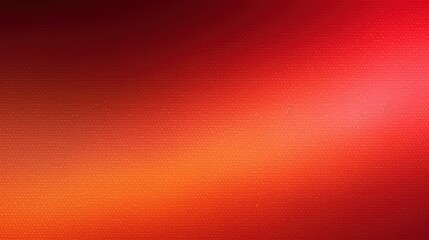 Color gradient grainy background, red orange