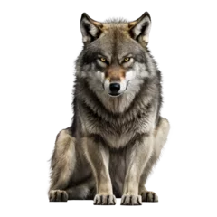  Wild wolf isolated on transparent background © purich