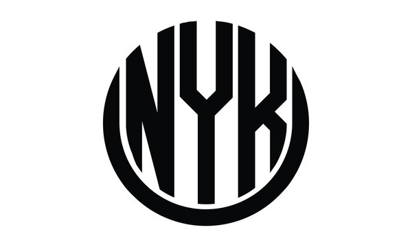 NYK logo. NYK letter. NYK letter logo design. Initials NYK logo linked with  circle and uppercase monogram logo. NYK typography for technology, business  and real estate brand. 9120991 Vector Art at Vecteezy