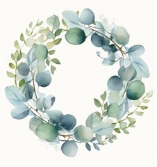Obraz premium abstract floral frame