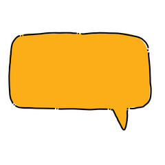Organic Minimal Speech bubble shape