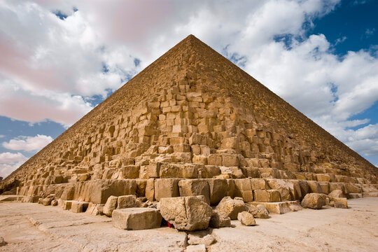 Great Pyramid of Giza, or Cheops Pyramid; Giza, Egypt