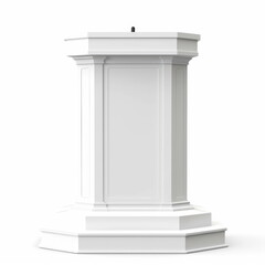 Classical Column on a Pedestal generative AI