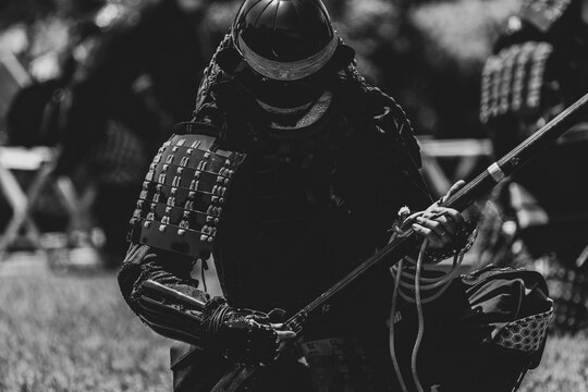 火縄銃を持った鎧武者（Armoured samurai with matchlock gun）