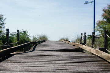 Fototapeta premium Passerella spiaggia