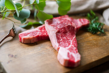 サーロインステーキ肉