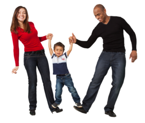 Happy african Family