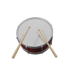 drum 3d icon illustration