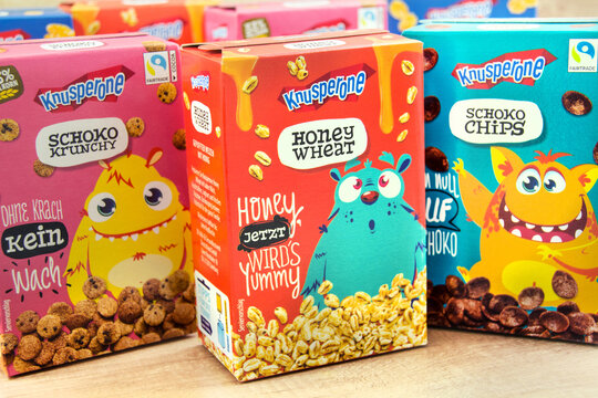 Knusperone Mini-Packs Sorten Schoko Chips, Honey Wheat Schoko Krunchy Fairtrade