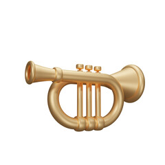 trumpet 3d icon © pujibhakti