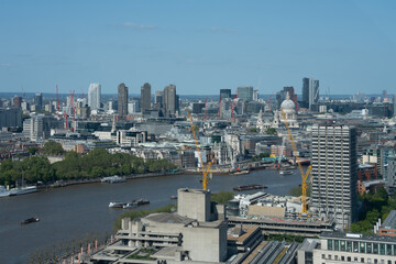Fototapeta na wymiar London View from Eye