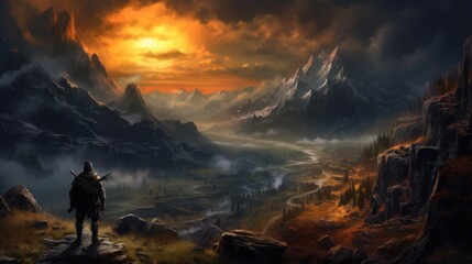 Fototapeta premium Role Playing Game Artwork