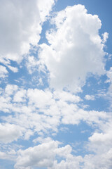 A summer day with blue sky