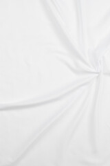 white cotton fabric draped, bed linen