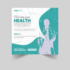 Modern social media post template