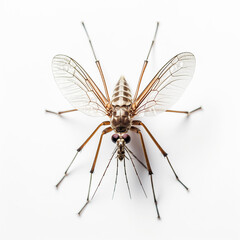 Mosquito with white background