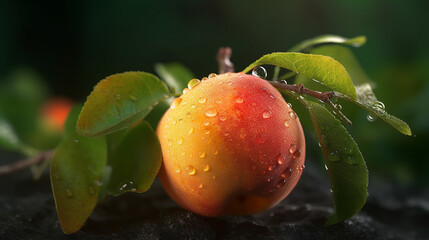 apples on a tree HD 8K wallpaper Stock Photographic Image