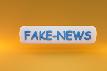 floating chat symbol for phone application on colorfull infinite background; todo list icon symbol fake news; 3d illustration