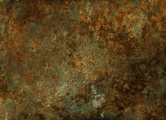 Old rusty metal texture. Grunge background wallpaper