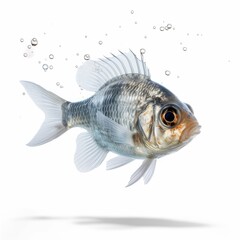 Fototapeta premium Fish isolated on a white background