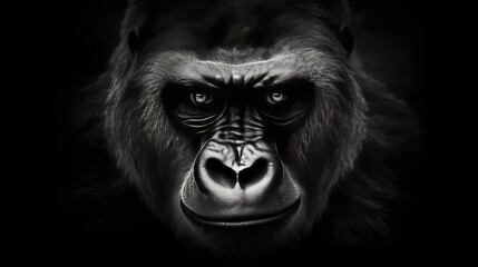 Obraz premium Generative AI, Gorilla 