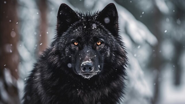 Black Wolf Wallpapers for Android  Download  Cafe Bazaar