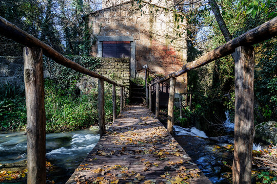 Treja river, Mazzano romano, Rome, italy