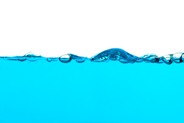 blue aqua bubble wave backdrop