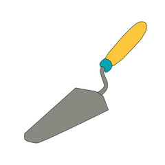 trowel vector isolated 