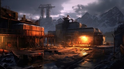 Military Game Environment Art