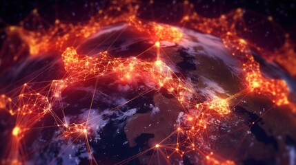 Fototapeta premium Technology and innovation are being used to overcome the challenges of this new world