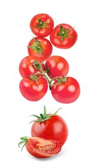 Tasty fresh red ripe tomato